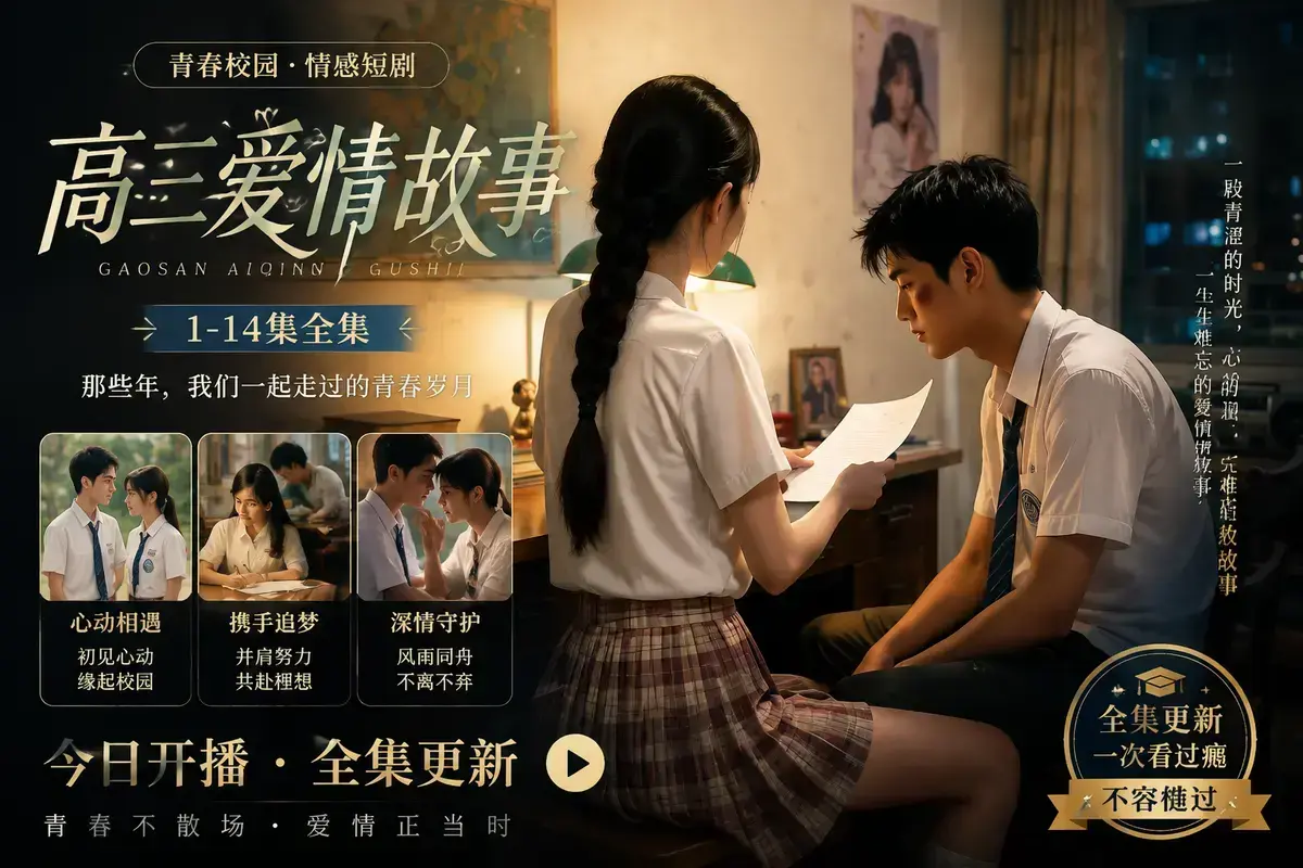 《高三爱情故事》中字无删减版完整版在线观看-林澈苏晚晴校园恋曲高清全集-初见心动误会虐心毕业告白流畅播放